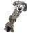 KONG Jumbo Stretchezz Snow Leopard Dog Toy
