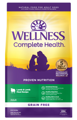 Wellness Complete Health Grain-Free Adult Lamb & Lamb Meal Recipe Dry Dog Food