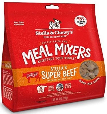 Stella & Chewy's Super Beef Freeze-Dried Dog Meal Mixer 