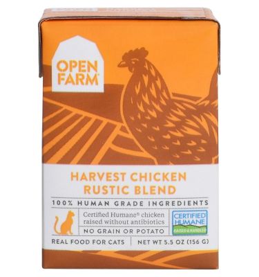 Open Farm Homestead Chicken Rustic Blend Wet Cat Food 12 x 5.5oz