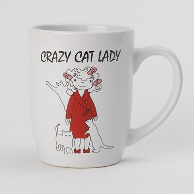 PetRageous Designs Crazy Cat Lady Mug - 24 oz