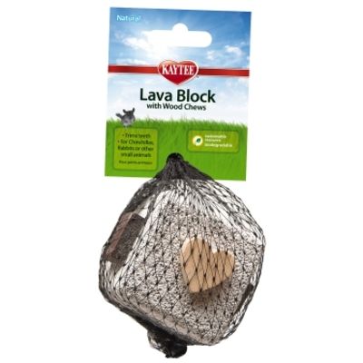 Kaytee Lava Block with Chew Toy