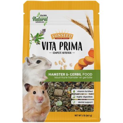 SUNSEED Vita Prima Hamster & Gerbil Food - 2lb