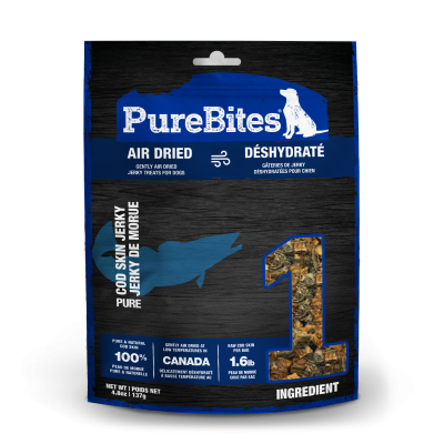 PureBites Cod Skin Jerky Dog Treats 4.8oz