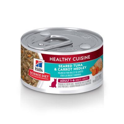 Hill's Science Diet Adult Healthy Cuisine Seared Tuna & Carrot Medley Canned Cat Food - 24 x 2.8oz