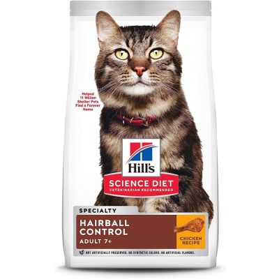 Hill's Science Diet Adult 7+ Hairball Control Dry Cat Food