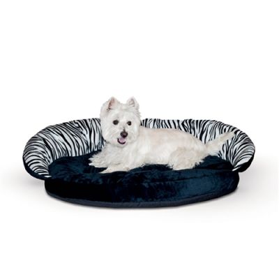 K & H Plush Bolster Sleeper Dog Bed