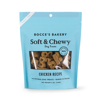 Bocce's Bakery Chicken Recipe Soft & Chewy Dog Treats 6oz