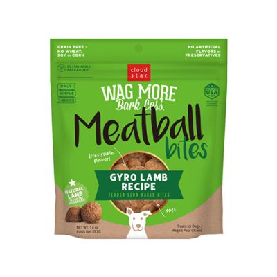 Cloud Star Grain-Free War More Bark Less Meatballs With Natural Lamb Dog Treats 14 oz