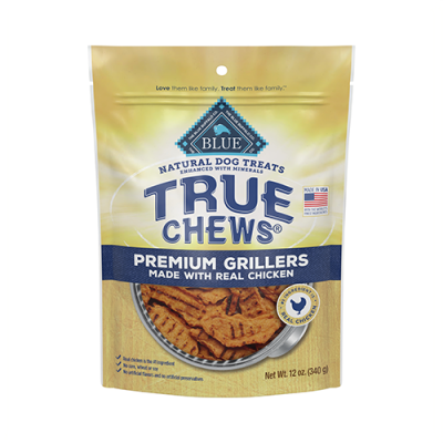 True Chews Premium Grillers with Real Chicken Dog Treats