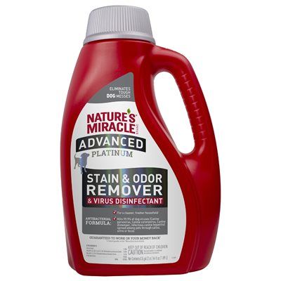 Nature's Miracle Advanced Platinum Stain & Odor Remover & Virus Disinfectant for Dogs