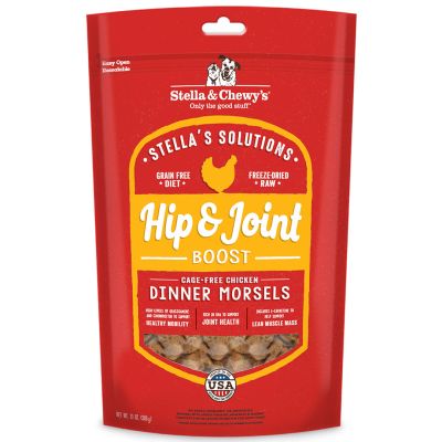 Stella & Chewy's Solutions Hip & Joint Boost Cage-Free Chicken Freeze-Dried Dog Food - 13oz