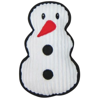 FouFou Dog Snowman Cookie Cutter Dog Toy