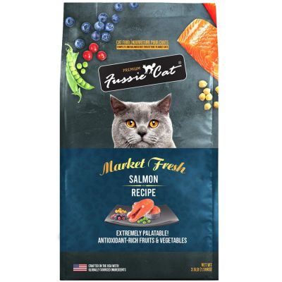 Fussie Cat Market Fresh Salmon Recipe Dry Cat Food