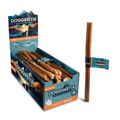 DOGGINSTIX Bully Sticks 12" Standard - 30ct