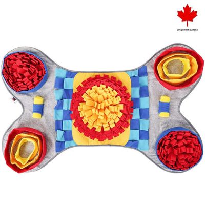 PawzNDogz Challenger Bone Snuffle Mat For Dog - Challenge Level 4