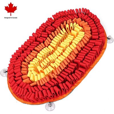 PawzNDogz Fire & Ice Anti-Bite Snuffle Mat For Dog and Cat - Challenge Level 2