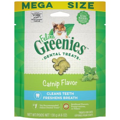 Greenies Feline Catnip Flavor Dental Cat Treats
