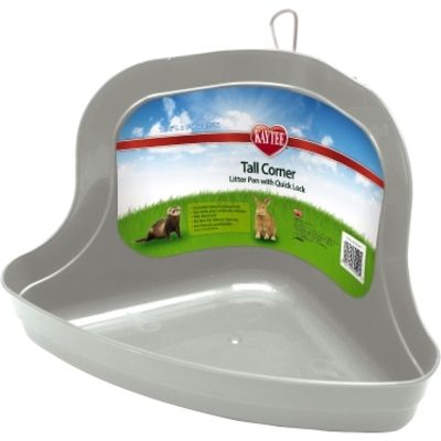 Kaytee Tall Corner Locking Litter Pan