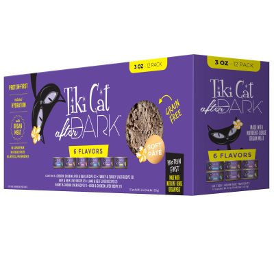 Tiki Cat After Dark Grain Free Soft Pate Variety Pack Canned Cat Food