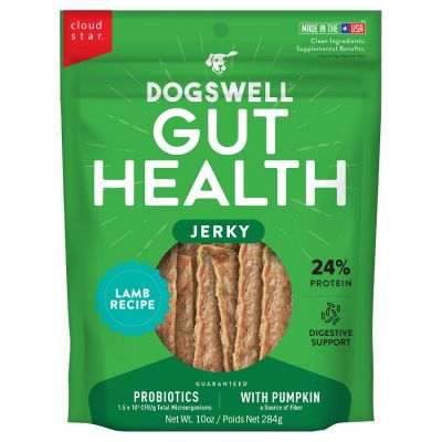Dogswell Gut Health Lamb Jerky Dog Treats - 10oz