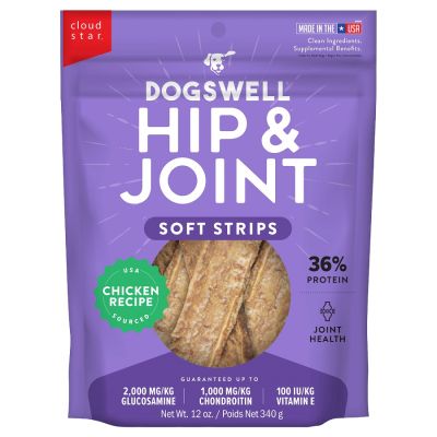 Dogswell Hip & Joint Chicken Soft Strips Dog Treat