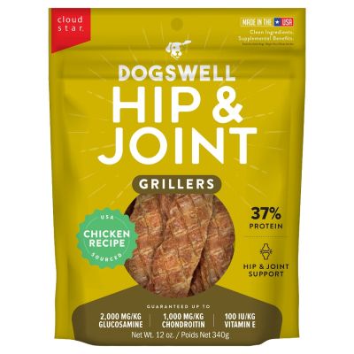 Dogswell Hip & Joint Chicken Grillers Dog Treat - 12oz