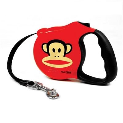 Paul Frank Julius Red Retractable Leash