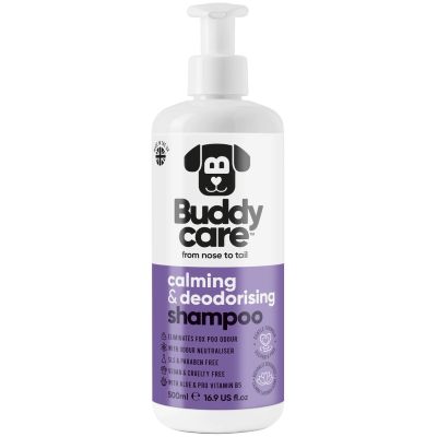 Buddycare Calming & Deodorising Lavender Shampoo for Dogs - 16.9 fl oz (500 ml)