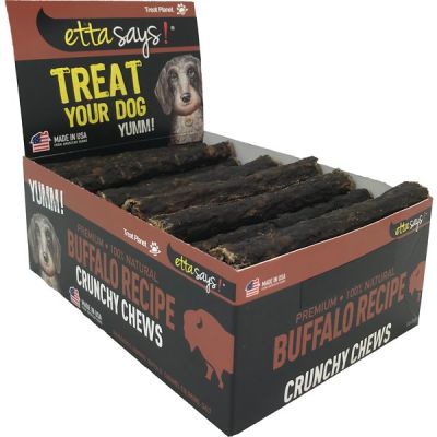 Etta Says! Crunchy Buffalo Chews Dog Treats