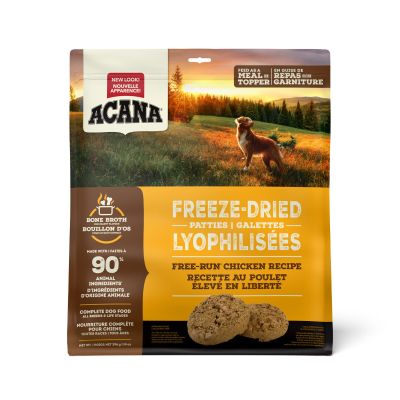 Acana Free-Run Chicken Recipe Patties Freeze-Dried Dog Food - 397g