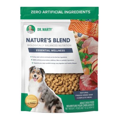 Dr. Marty Nature's Blend Essential Wellness Grain Free Freeze-Dried Raw Dog Food