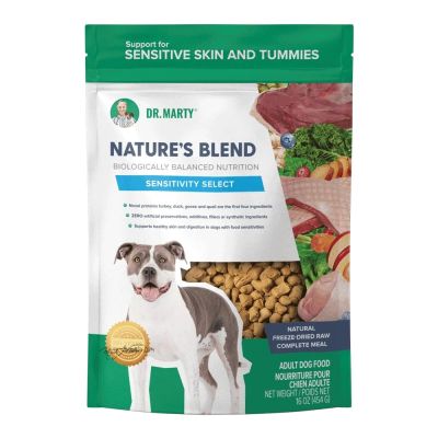 Dr. Marty Nature's Blend Sensitivity Select Grain Free Freeze-Dried Raw Dog Food