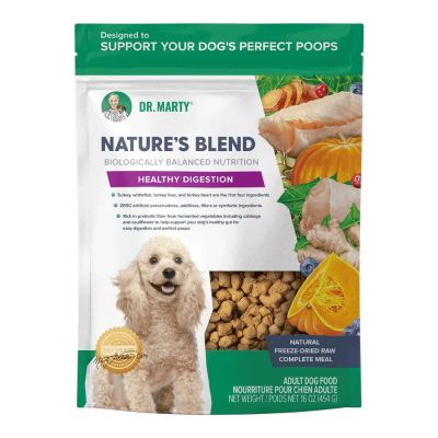 Dr. Marty Nature's Blend Healthy Digestion Grain Free Freeze-Dried Raw Dog Food