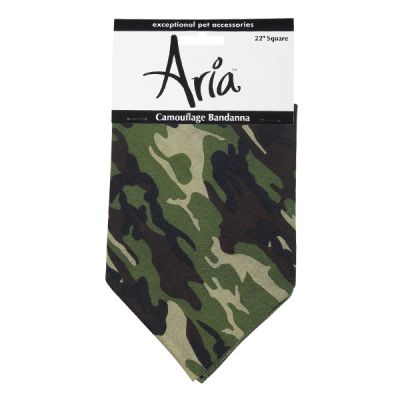 Aria Camouflage Dog Bandannas