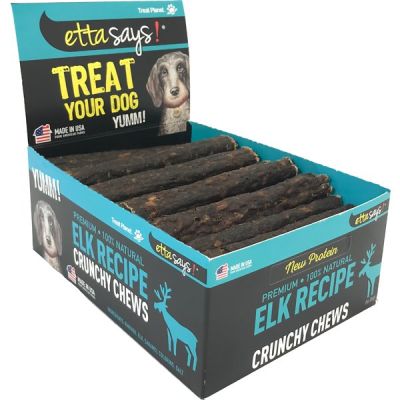 Etta Says! Crunchy Elk Chews Dog Treats