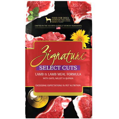 Zignature Select Cuts Lamb Formula Legume Free Dry Dog Food