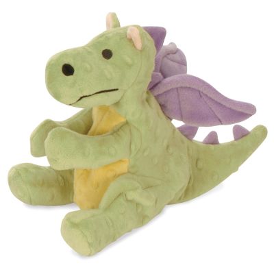 GoDog Dragons Chew Guard Plush Dog Toy - Lime Green