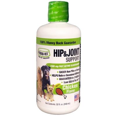 Liquid-Vet Joint Formula Chicken Flavor Supplement for Dogs 