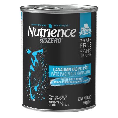 Nutrience Grain Free Subzero Pate - Canadian Pacific Canned Dog Food 12x13oz