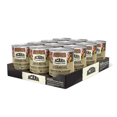 ACANA Premium Pate in Bone Broth Duck Recipe Canned Dog Food - 12x12.8oz