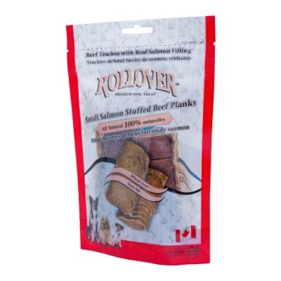 Rollover Salmon Stuffed Planks Crunchy Dog Treats
