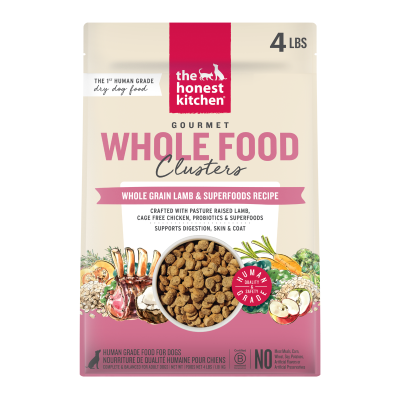 The Honest Kitchen Gourmet Whole Food Clusters Whole Grain Lamb & Superfoods Recipe Dry Dog Food