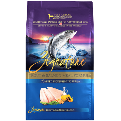Zignature Limited Ingredient Trout & Salmon Formula Dry Dog Food