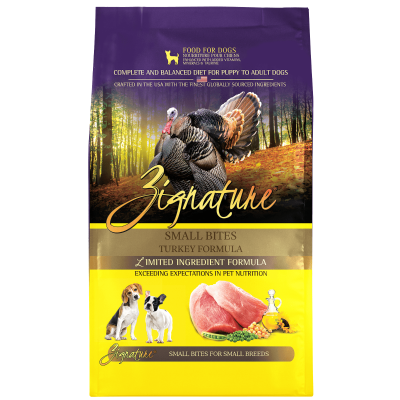 Zignature Limited Ingredient Turkey Formula Small Bites Dry Dog Food