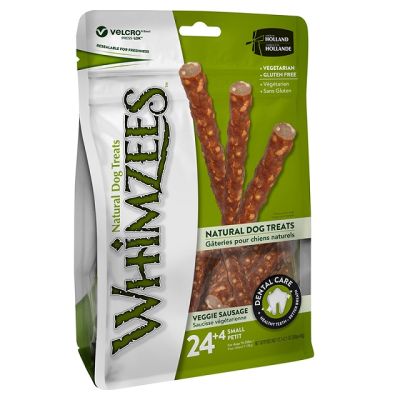 Whimzees Veggie Sausage Dental Dog Treats
