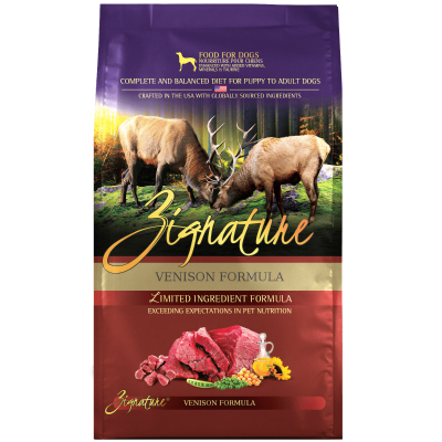 Zignature Limited Ingredient Venison Formula Dry Dog Food