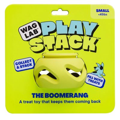 WAGLAB Play Stack The Boomerang Interactive Dog Toy