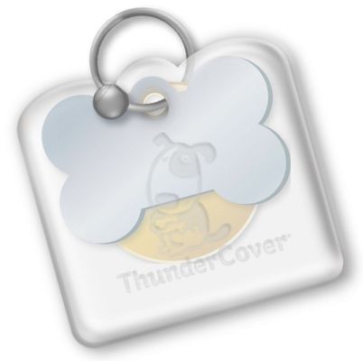 Thundershirt ThunderCover Dog Tag Silencer - Clear