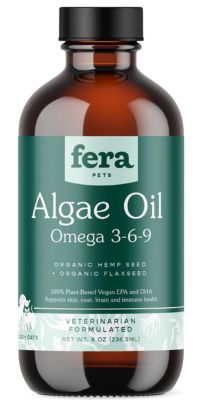 Fera Pets Algae Oil Omega-3, 6, 9  For Dogs and Cats - 8oz (236.5mL)